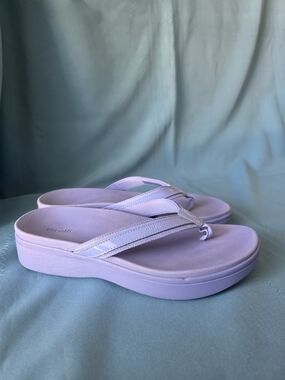 Vionic High Tide II Platform Sandals Dusty Lavender Size 11 Wide